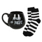 Coffret mug et chaussettes " Merry and Fright"