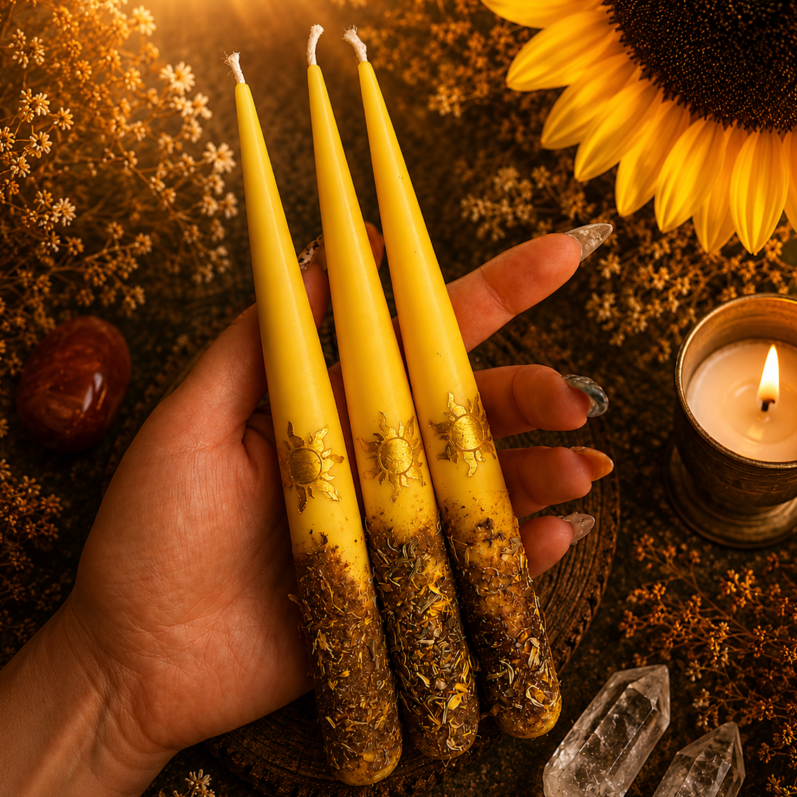 Chandelle sabbat de Litha et son rituel