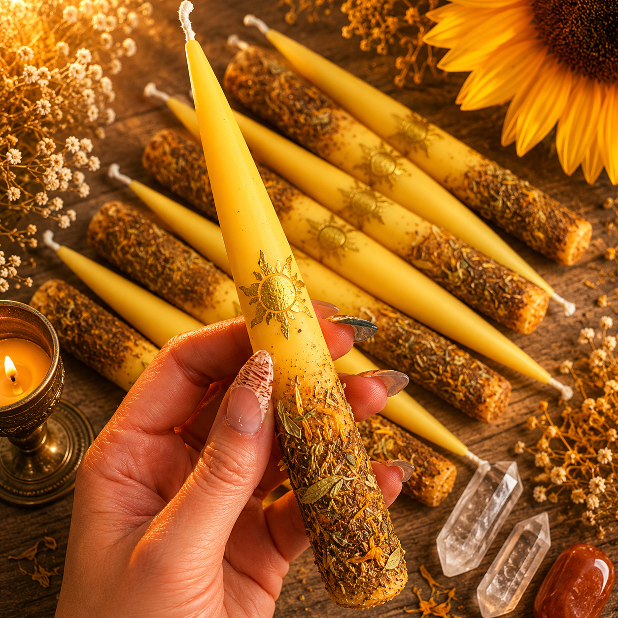 Chandelle sabbat de Litha et son rituel