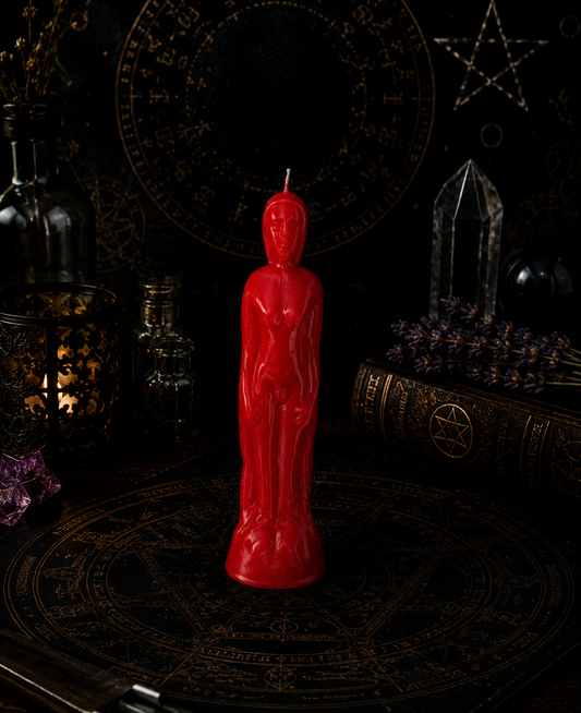 Bougie figurative rouge Dagyde homme