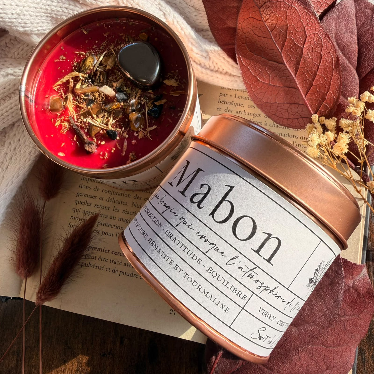 Bougie sabbat de Mabon