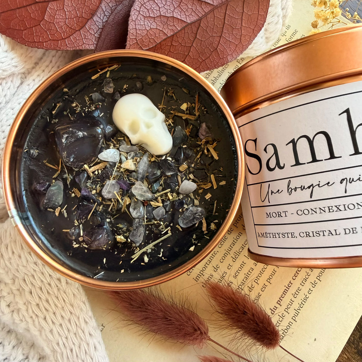 Bougie sabbat de Samhain