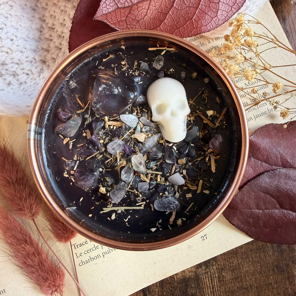 Bougie sabbat de Samhain