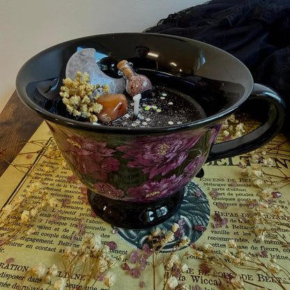 Bougie Tasse à Thé Sombre Romance