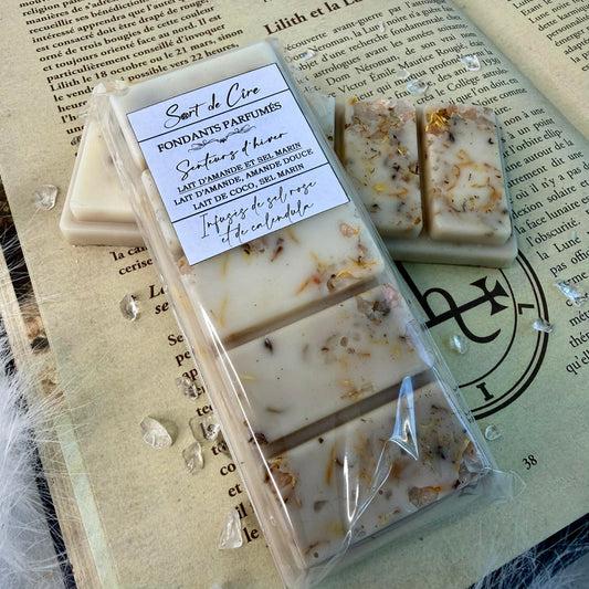 Fondants parfumés Lait d'amande et sel marin