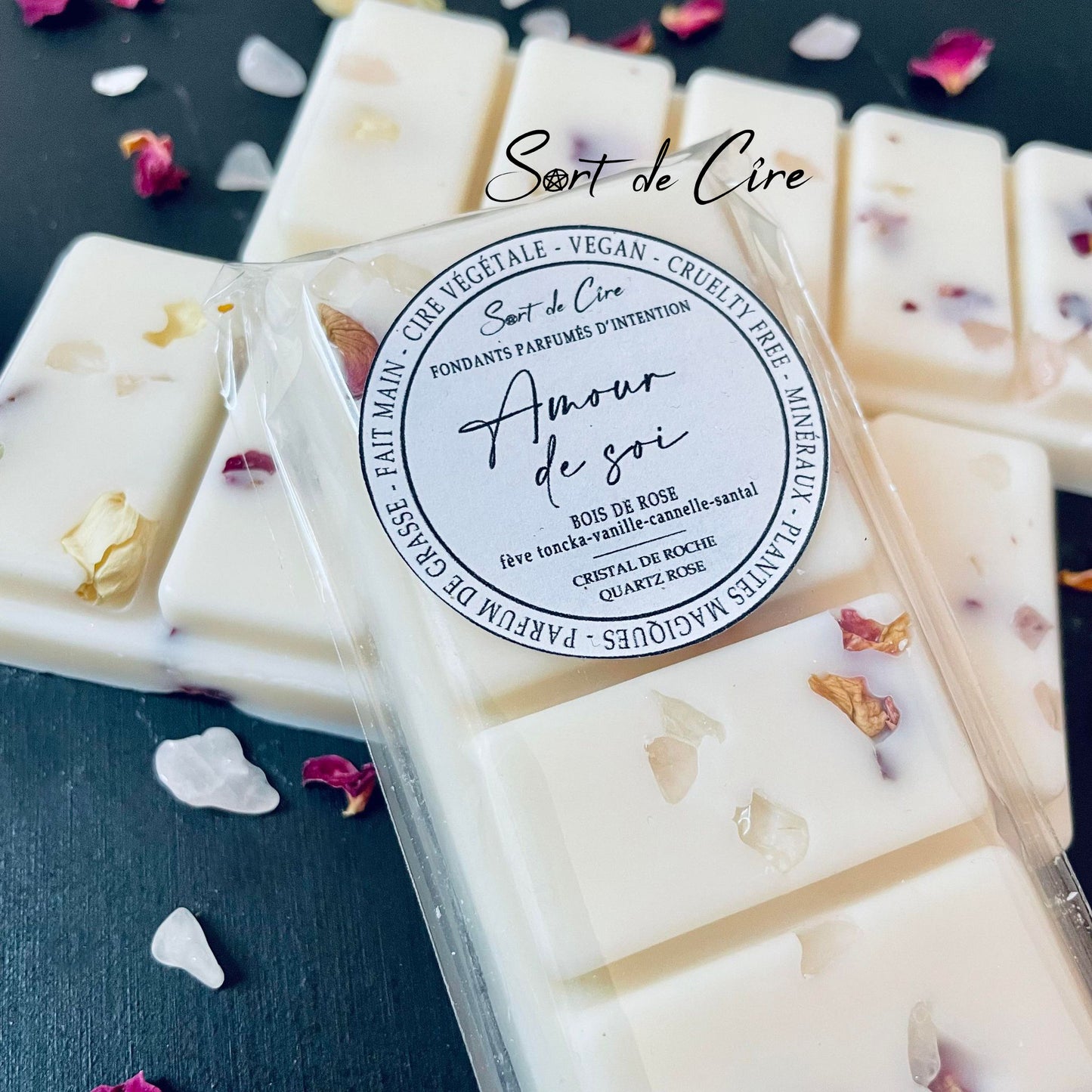 Fondants parfumés d'intention Amour de soi