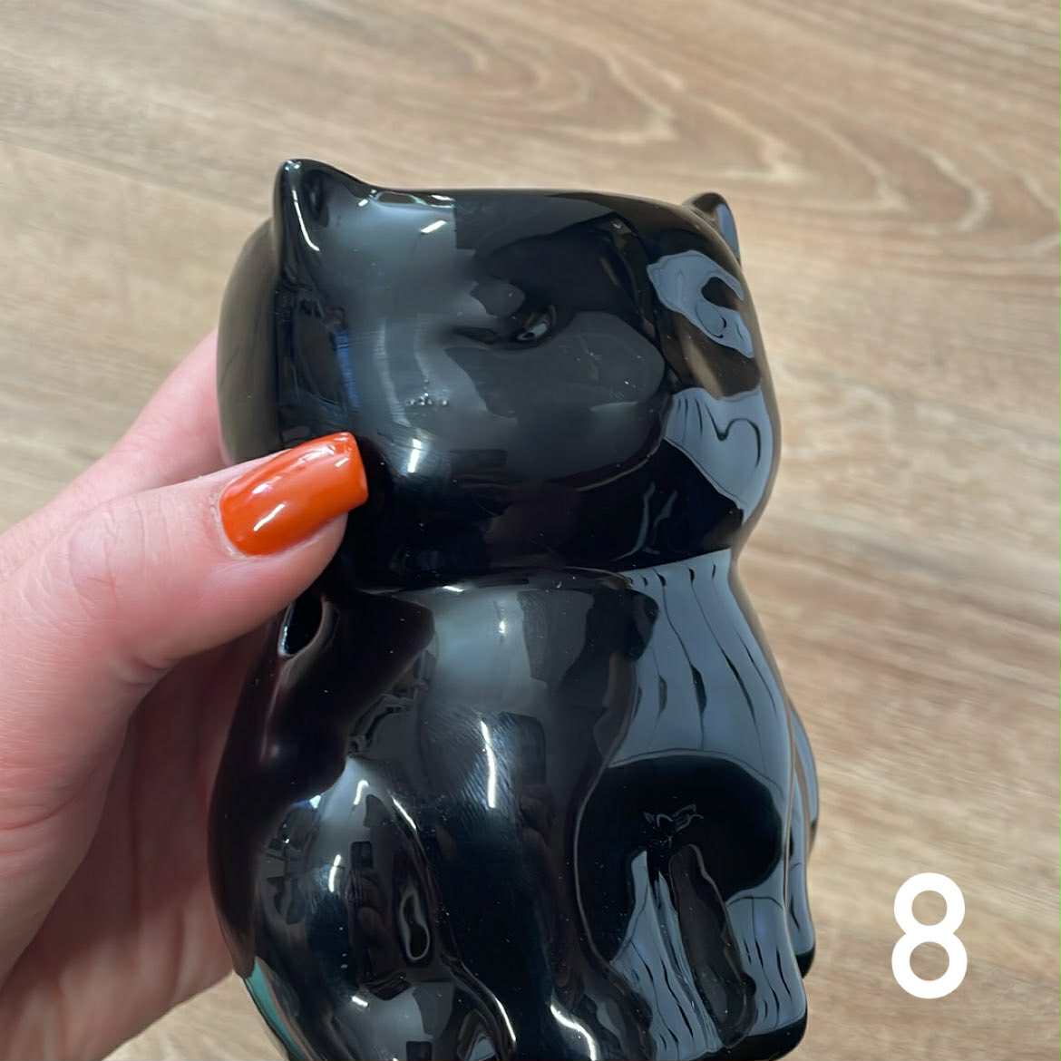 IMAPRFAIT Brûleur à fondants parfumés chat noir