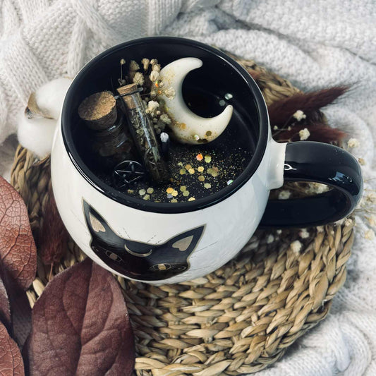 Bougie mug  Magic, coffee & cats