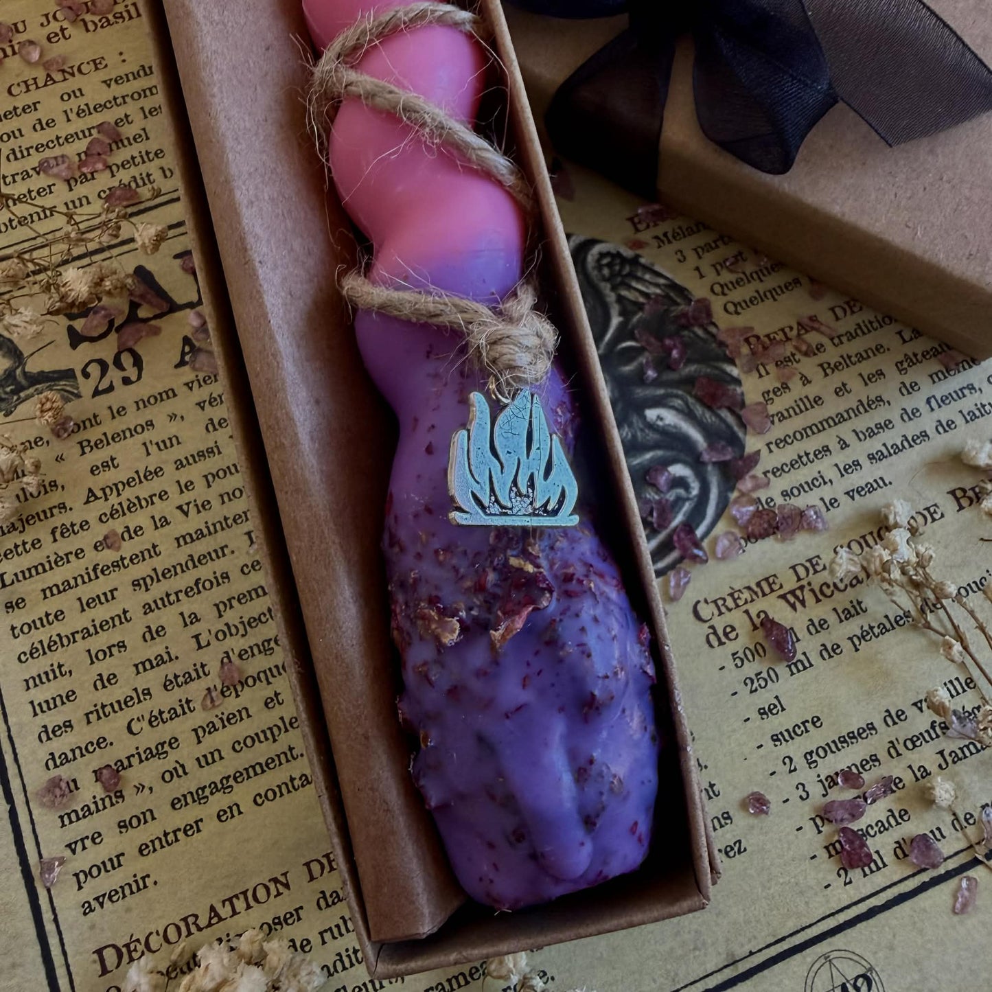 Chandelle sabbat de Beltane et son rituel