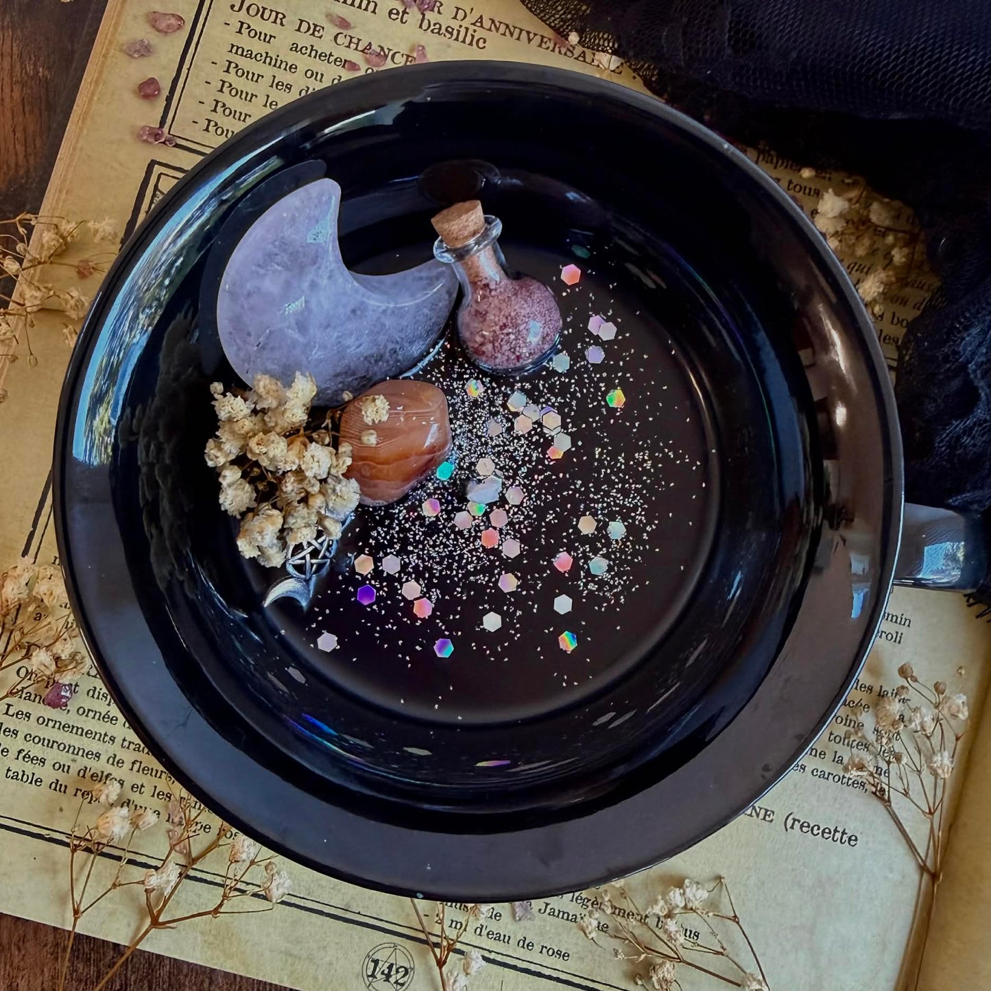 Bougie Tasse à Thé Sombre Romance