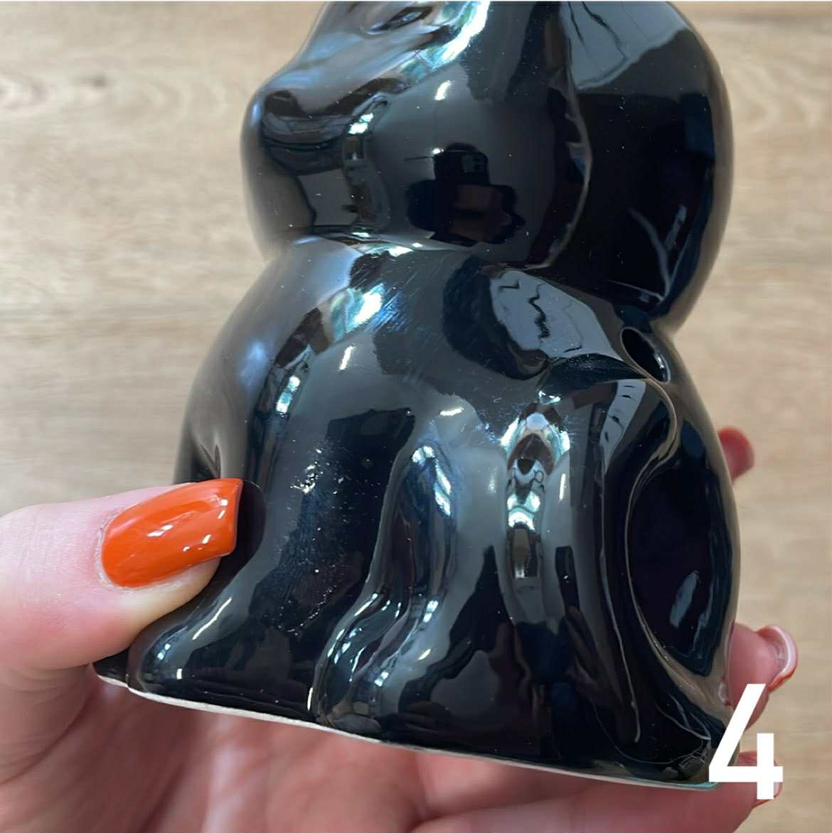 IMAPRFAIT Brûleur à fondants parfumés chat noir