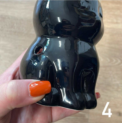 IMAPRFAIT Brûleur à fondants parfumés chat noir