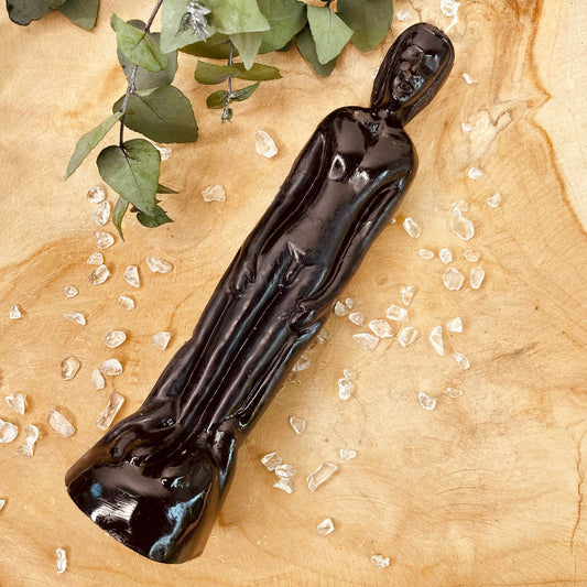 Bougie figurative noire Dagyde homme