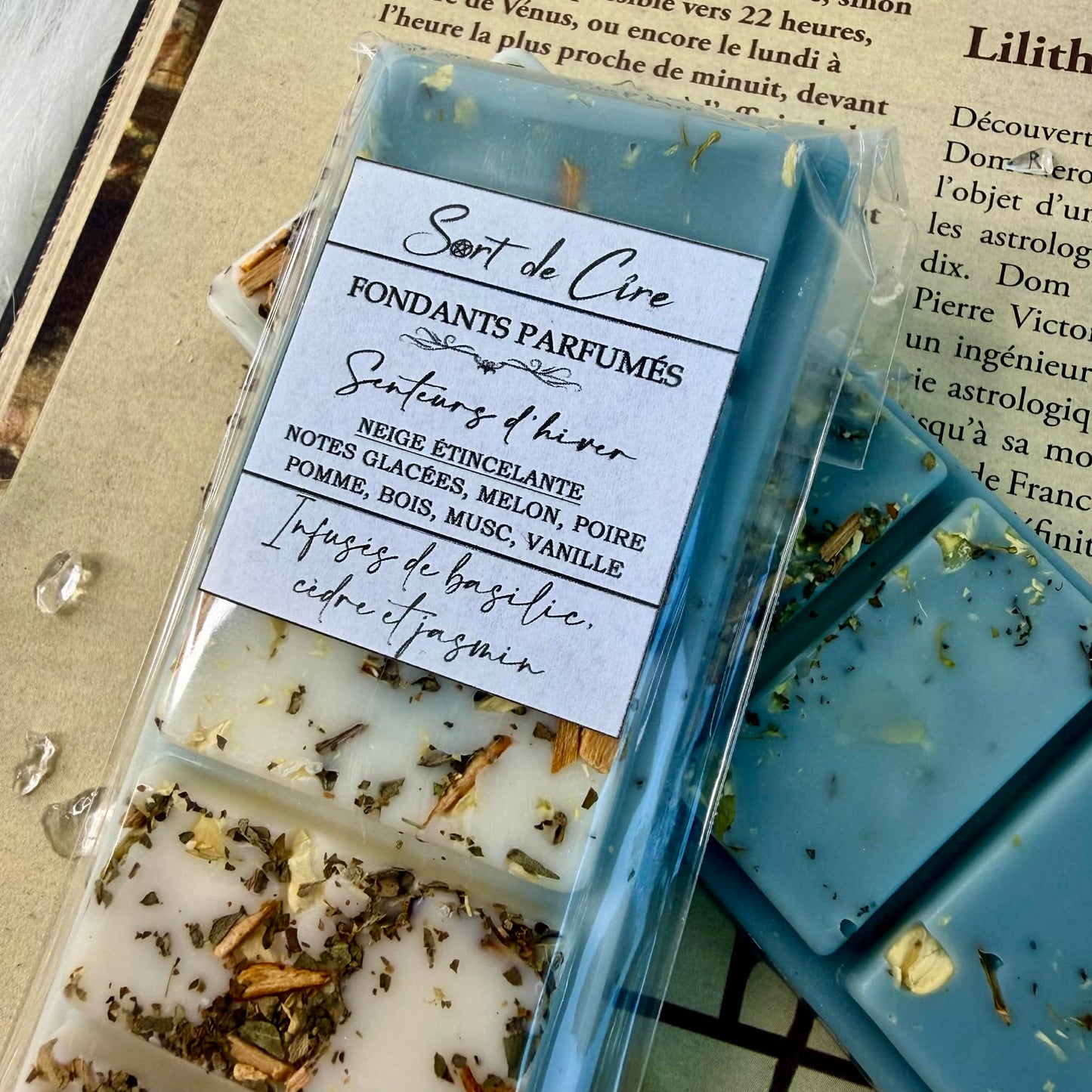 Fondants parfumés Neige étincelante