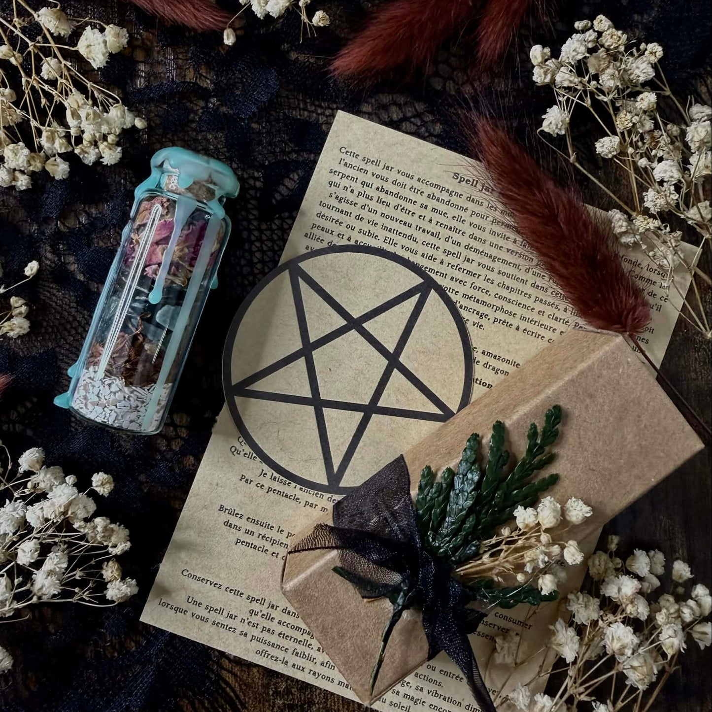 Spell jar Fertilité: Projet, Croissance et son rituel d'activation
