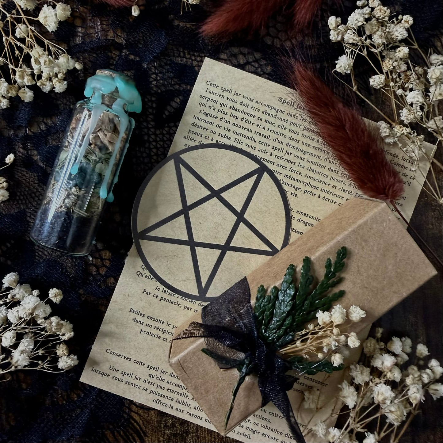 Spell jar Élément Terre  et son rituel d'activation