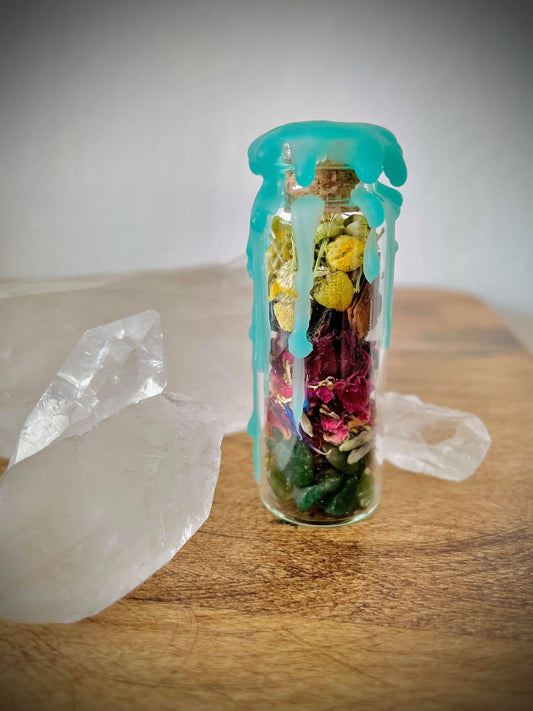 Spell jar de chance et abondance - witch - sorcière - ésotérisme