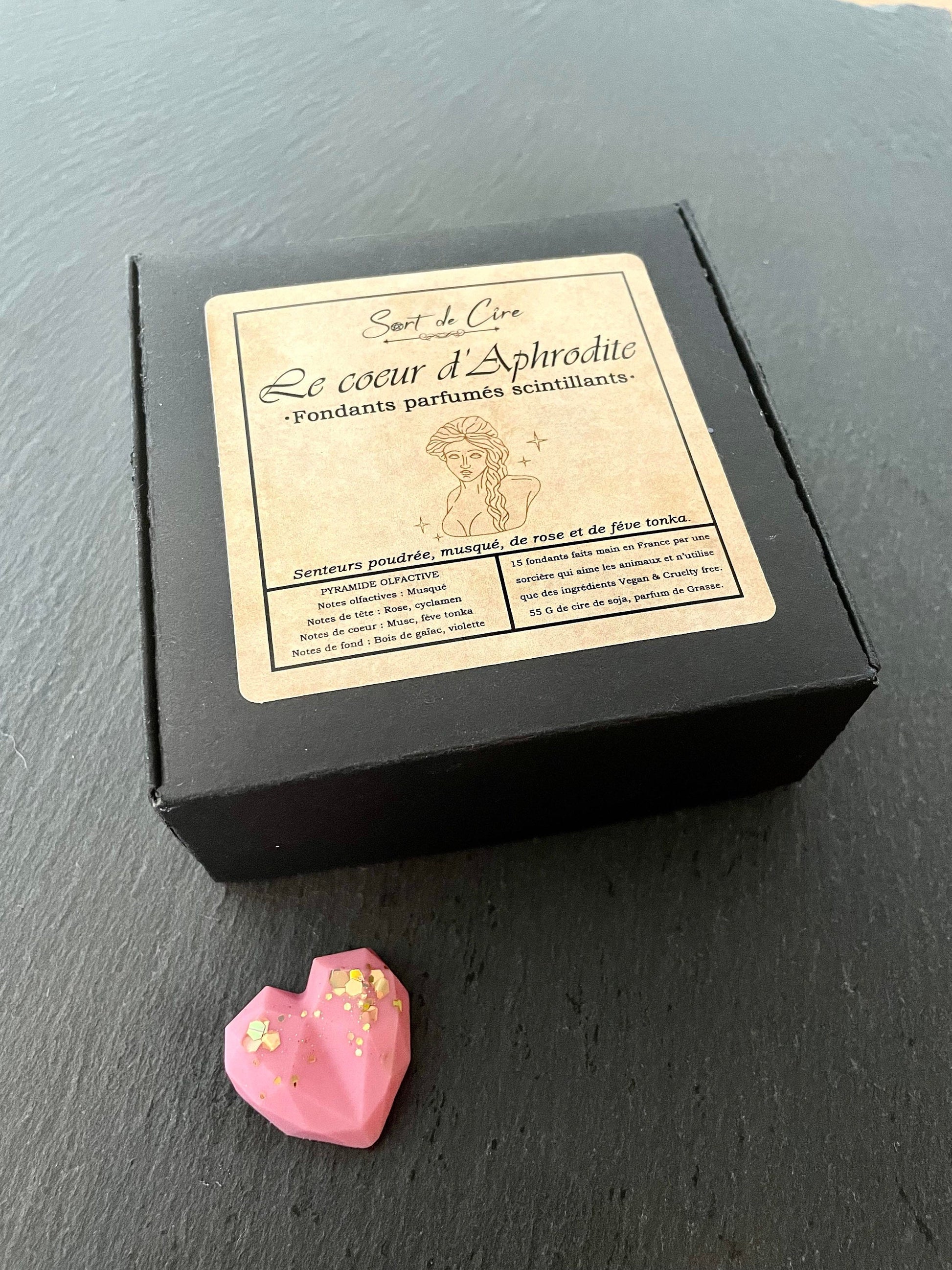 Fondants parfumés box Le coeur d'Aphrodite