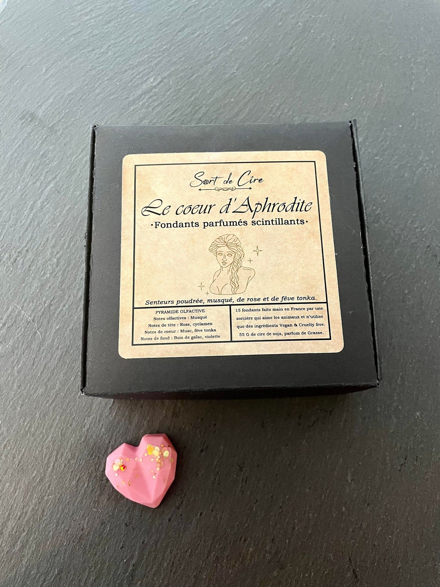 Fondants parfumés box Le coeur d'Aphrodite